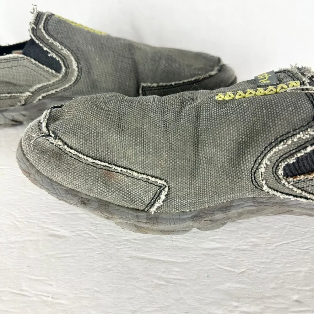 Cushe Men's Slipper Shoe Size 11 Black Canvas Slip On Lightweight